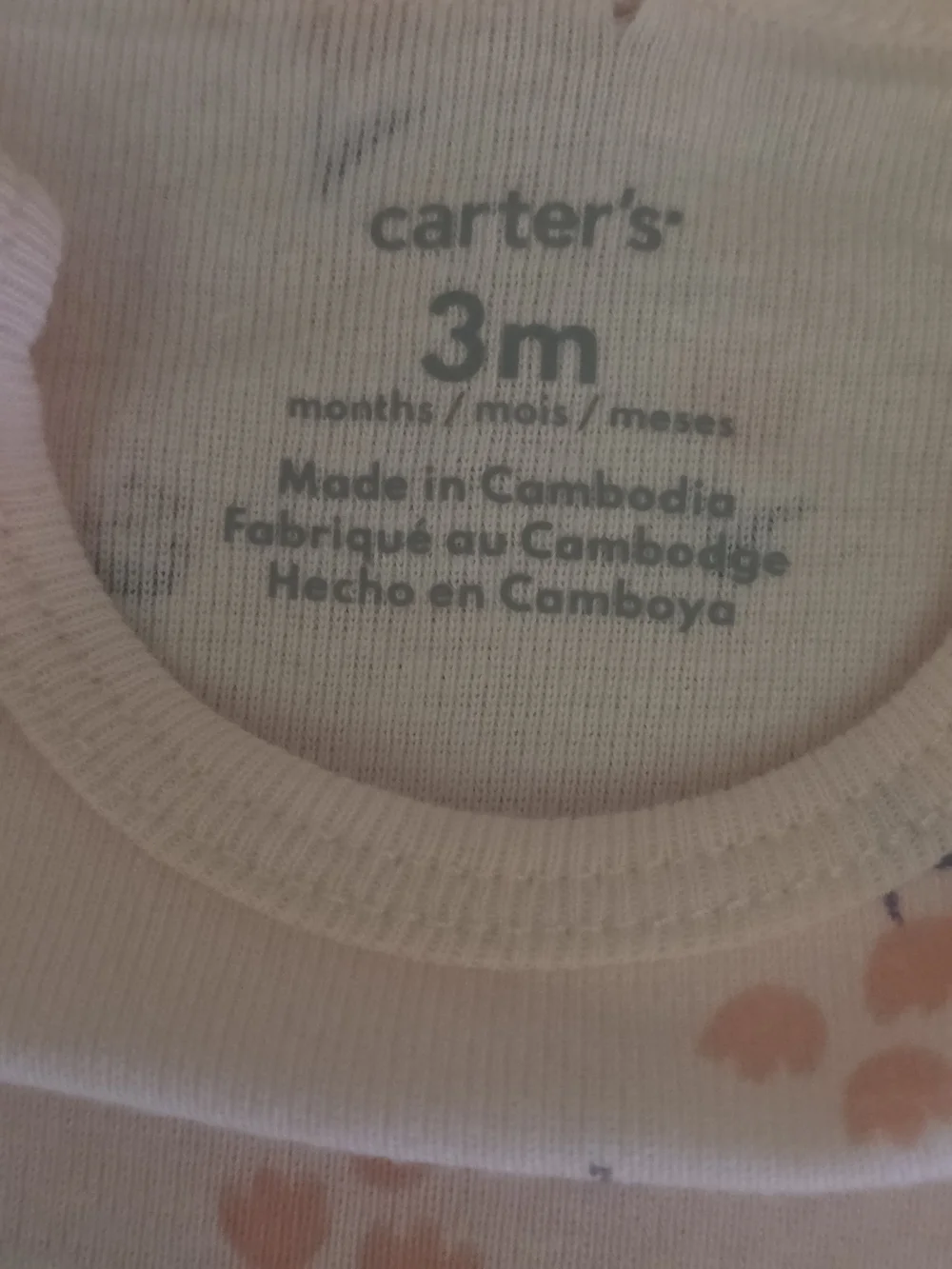 Carter's Light Pink Floral & Ladybug Toddler Pajama Set
